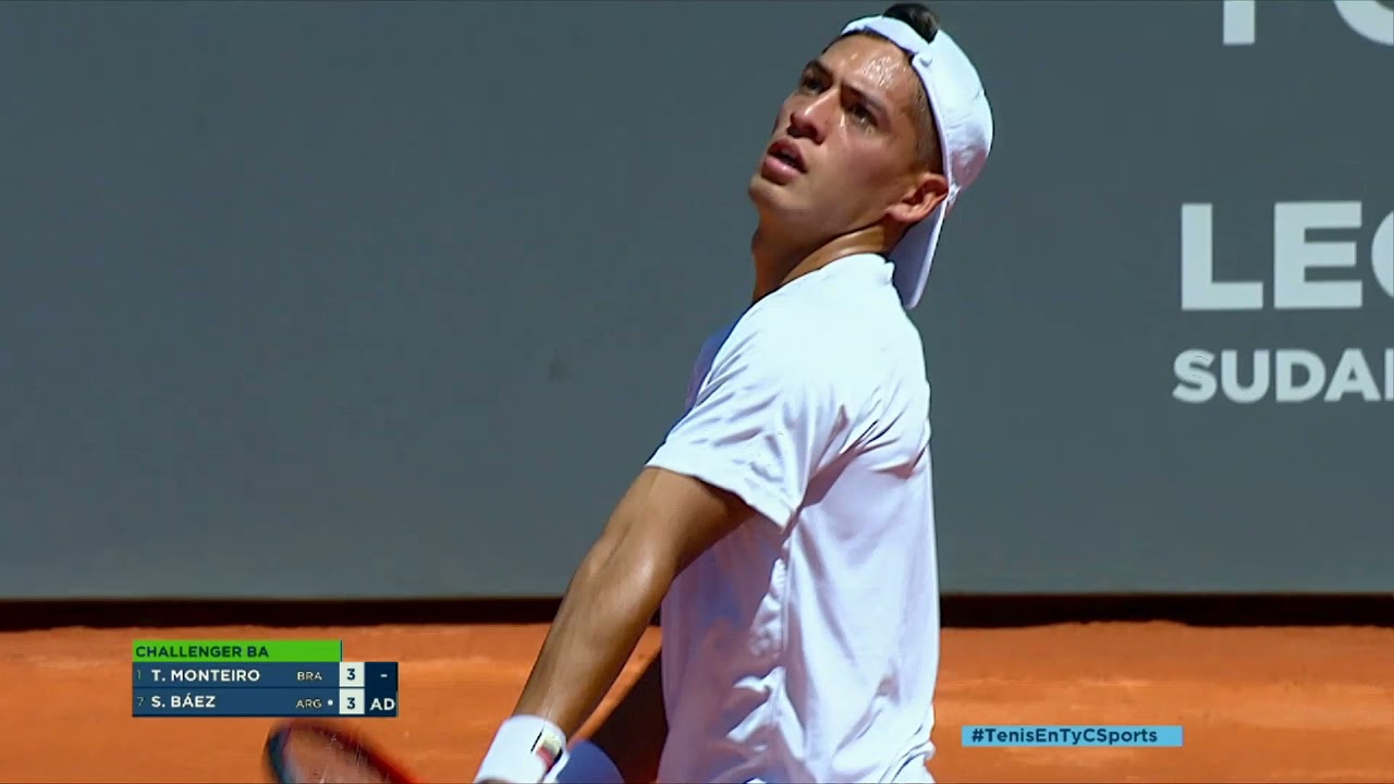 Báez vs Monteiro, final Challenger de Buenos Aires, Argentina 2021.