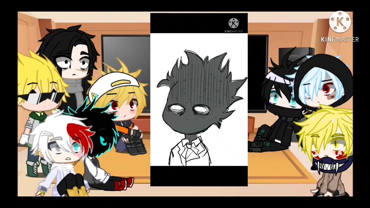 BNHA reacciona a kuro (deku)•||parte 2||•