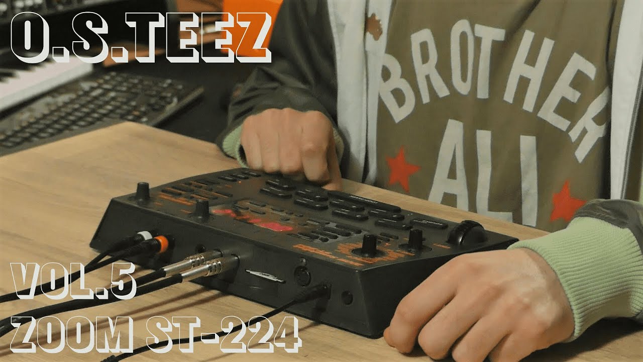 O.S.Teez's Beatmaking Vol.5 Zoom SampleTrak ST-224 (Poor Man's SP)