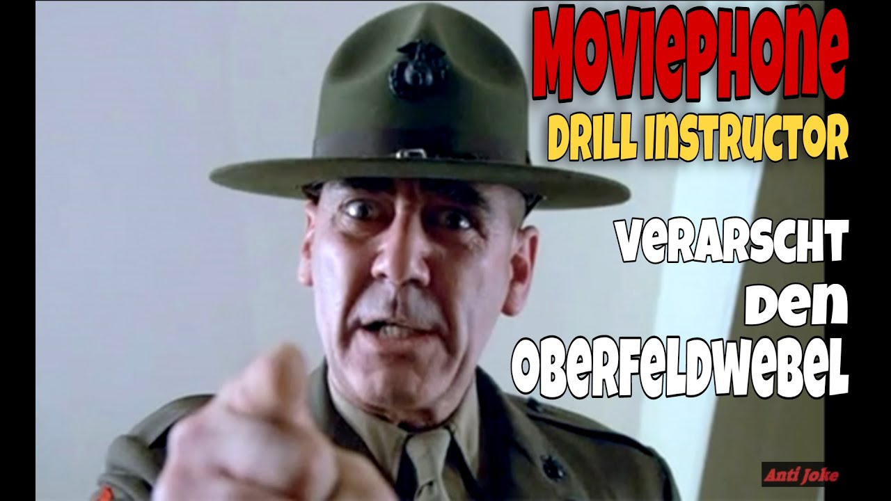 Drill Instructor verarscht den Oberfeldwebel