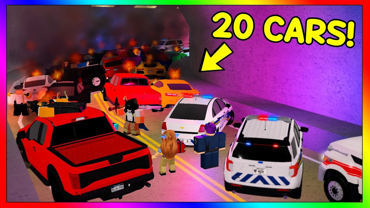 20 CAR PILE UP CAUSED BY RACERS!! *THEY DIED* (ERLC Liberty County)