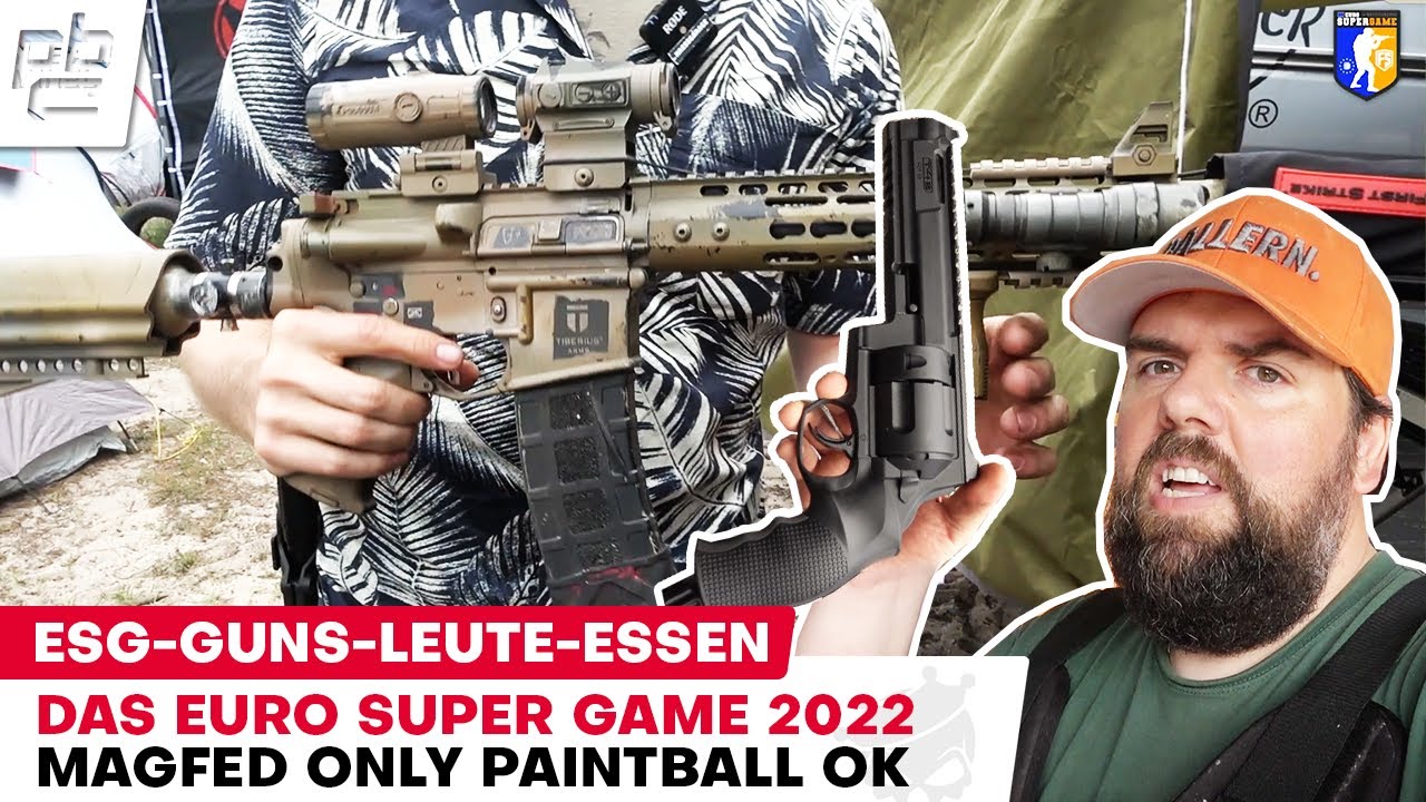 ESG das Paintball Euro Super Game vom First Strick und dem Battleground  MagFed Only der Rundgang