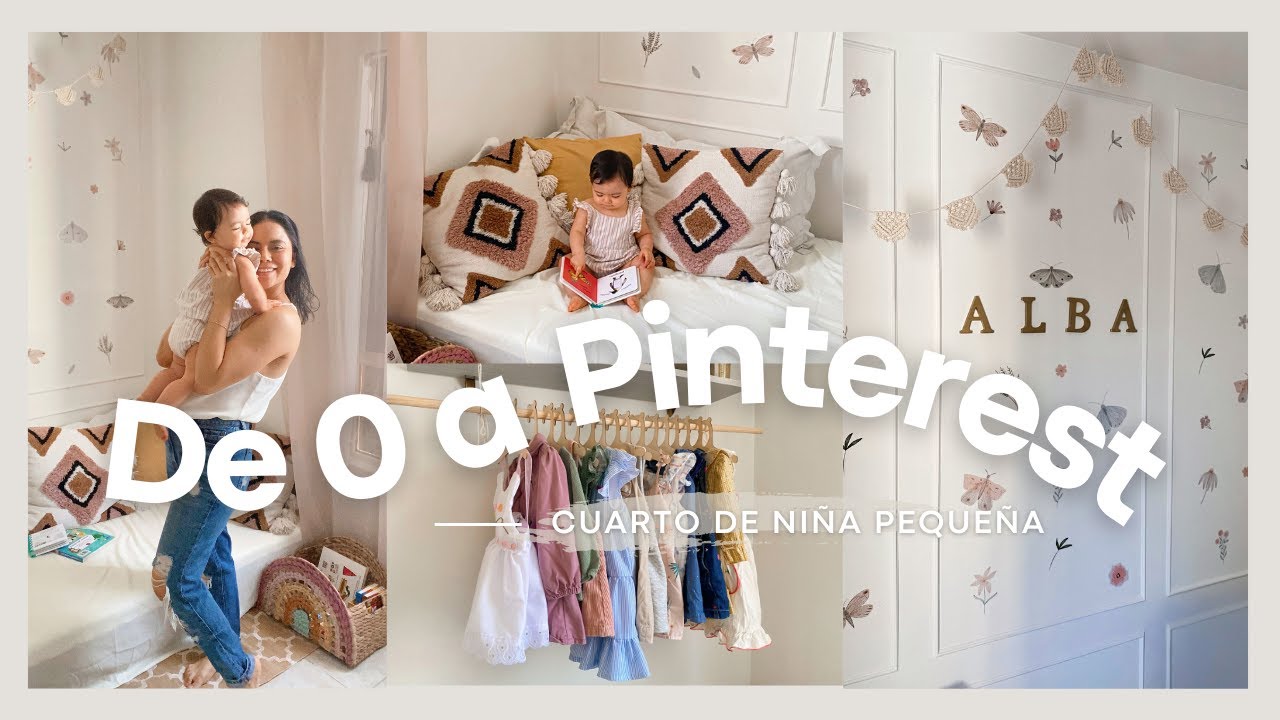 ✨ MAKEOVER cuarto de ni&ntilde;a peque&ntilde;a 🦋💖 decoraci&oacute;n y funcionalidad