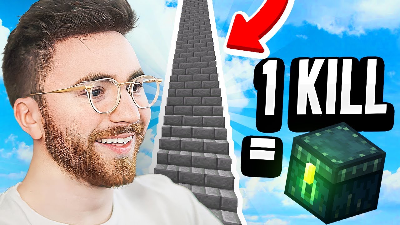 Minecraft Factions, But 1 Kill = 1 HypeBox… *Skybridge*