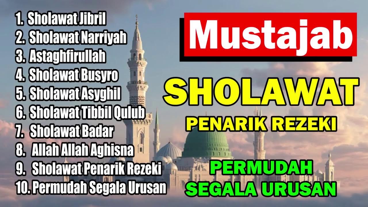 🔴 LIVE SHOLAWAT PEMBUKA SEMUA HUTANG LUNAS | Jibril, Busyro, Nariyah 2026