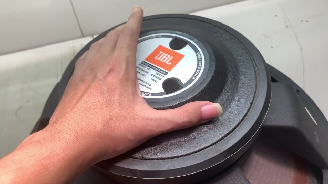 18-дюймовый динамик JBL 2241H | Обзор и ремонт | Восстановление Звуковой Катушки Ремонт.