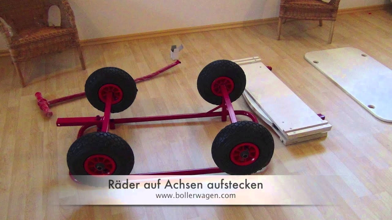 Bollerwagen Bubi Montage & Zusammenbau Anleitung