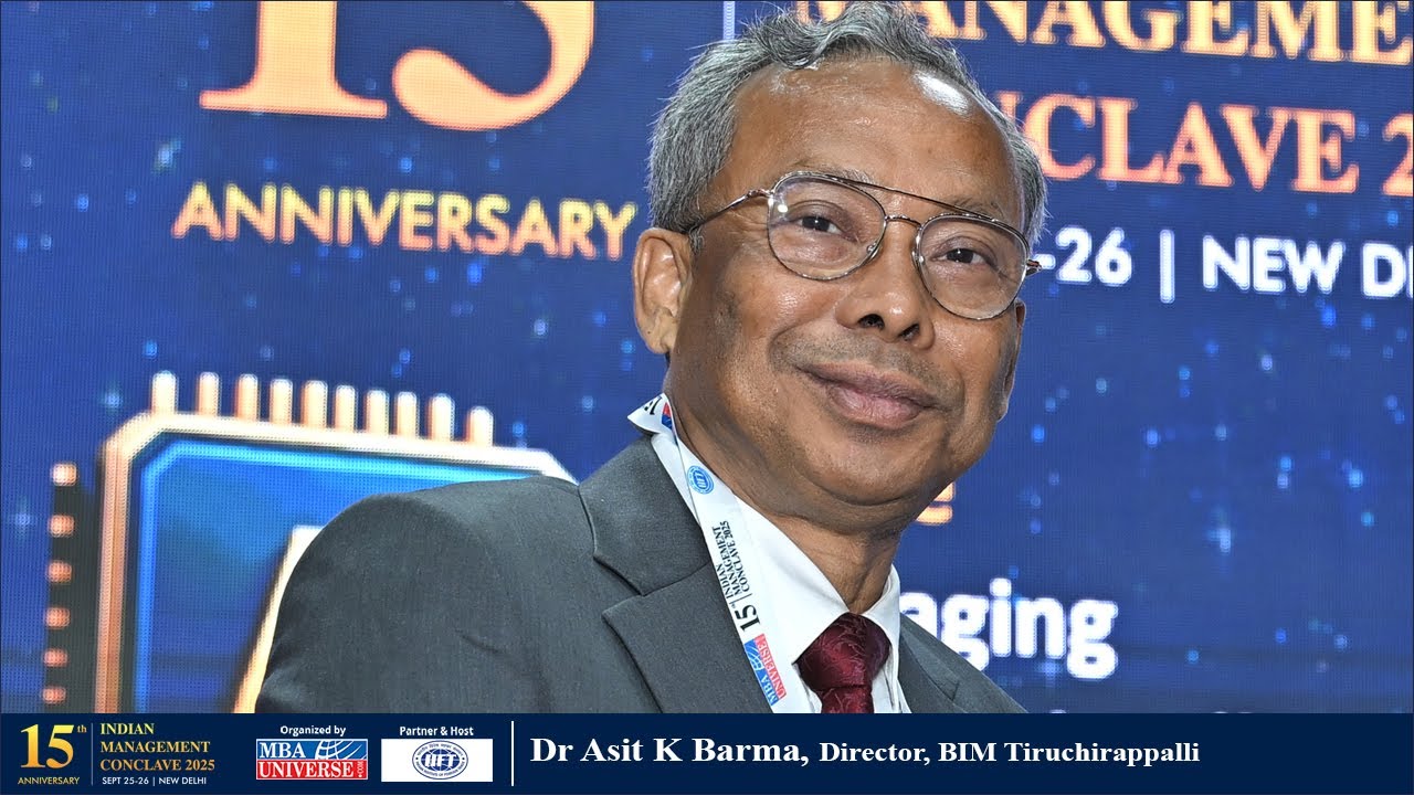 IMC 2025 | IMC ROUNDTABLE | Dr Asit K Barma, Director, BIM Tiruchirappalli