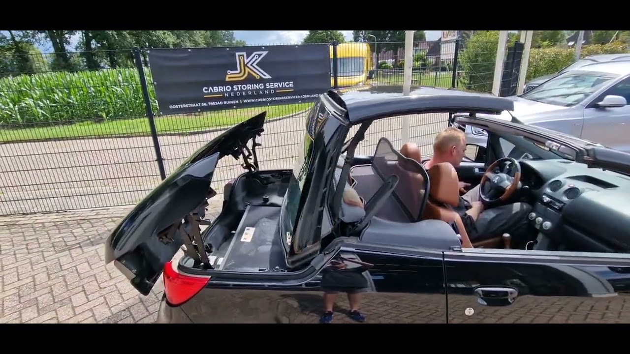 Mitsubishi Colt CZC cabriolet hardtop repair cabrio storing service nederland dak reparatie fouten