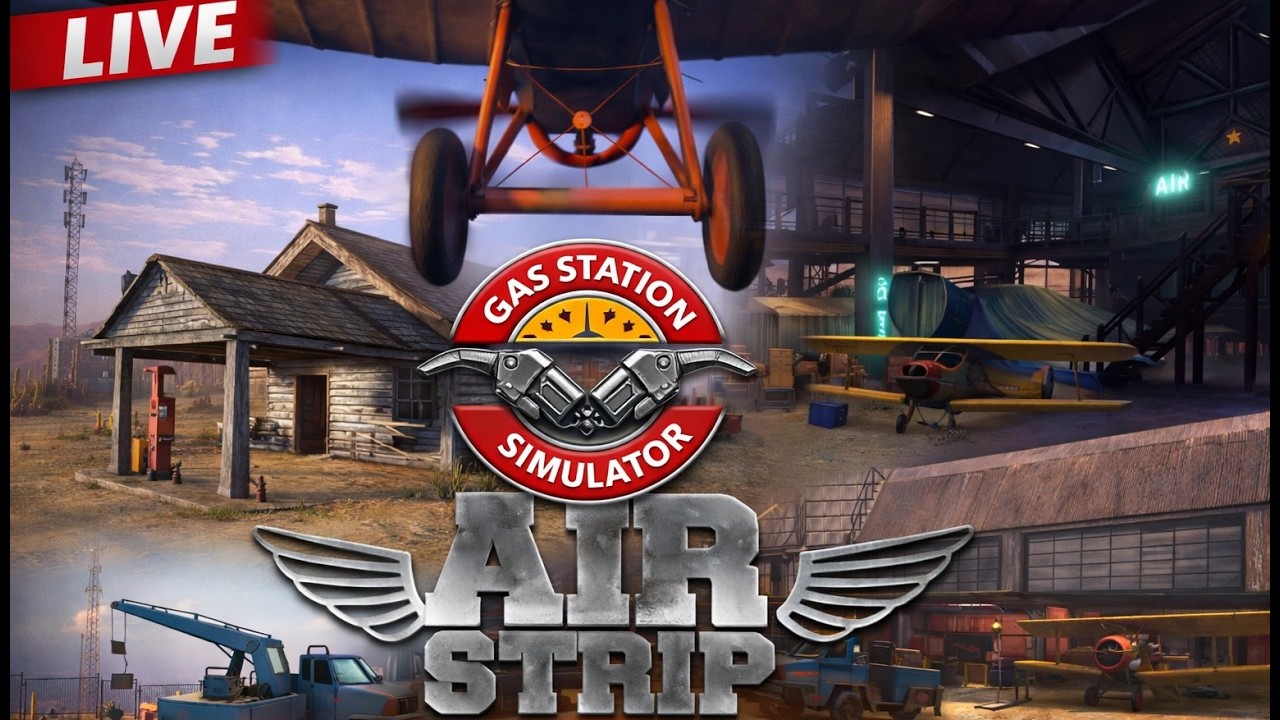 LIVE 🔴 SAATNYA AKU PERBESAR USAHA AIR  STRIP DAN POM BENSINKU! Gas Station Simulator #5