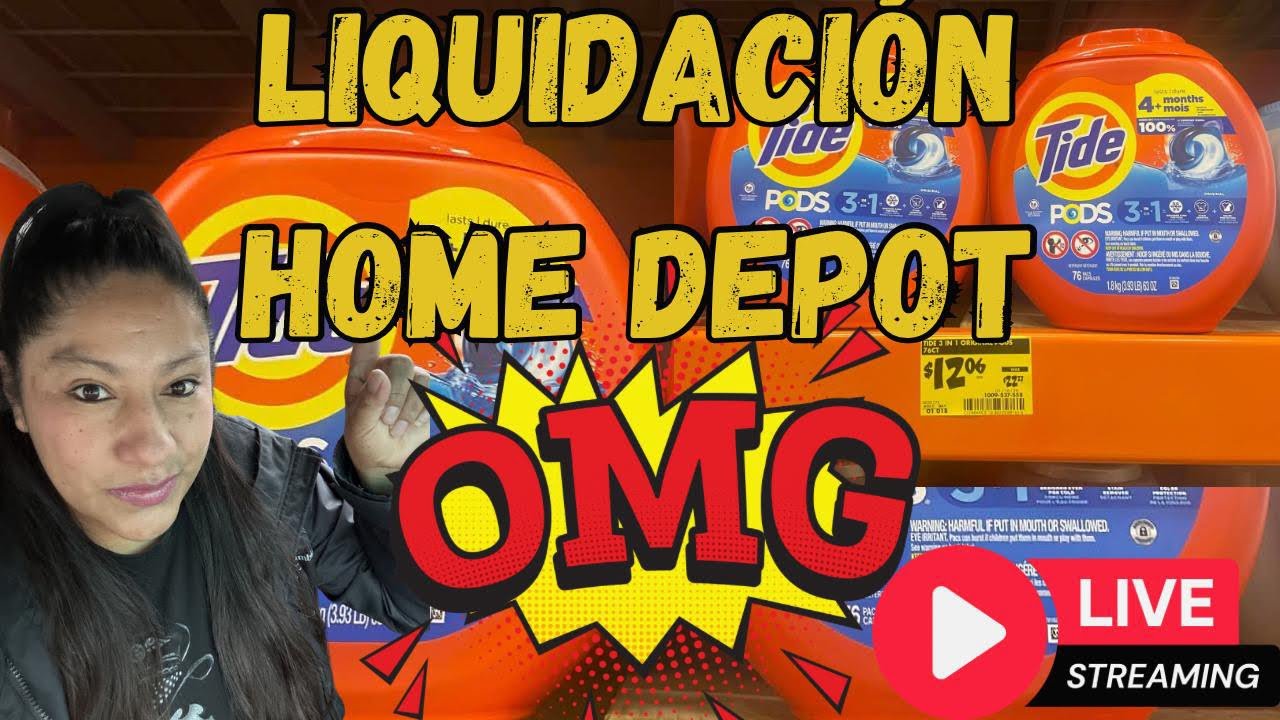 ￼ 👉🏽LIQUIDACIÓN DE INFARTO EN HOME DEPOT 🚨🚨￼