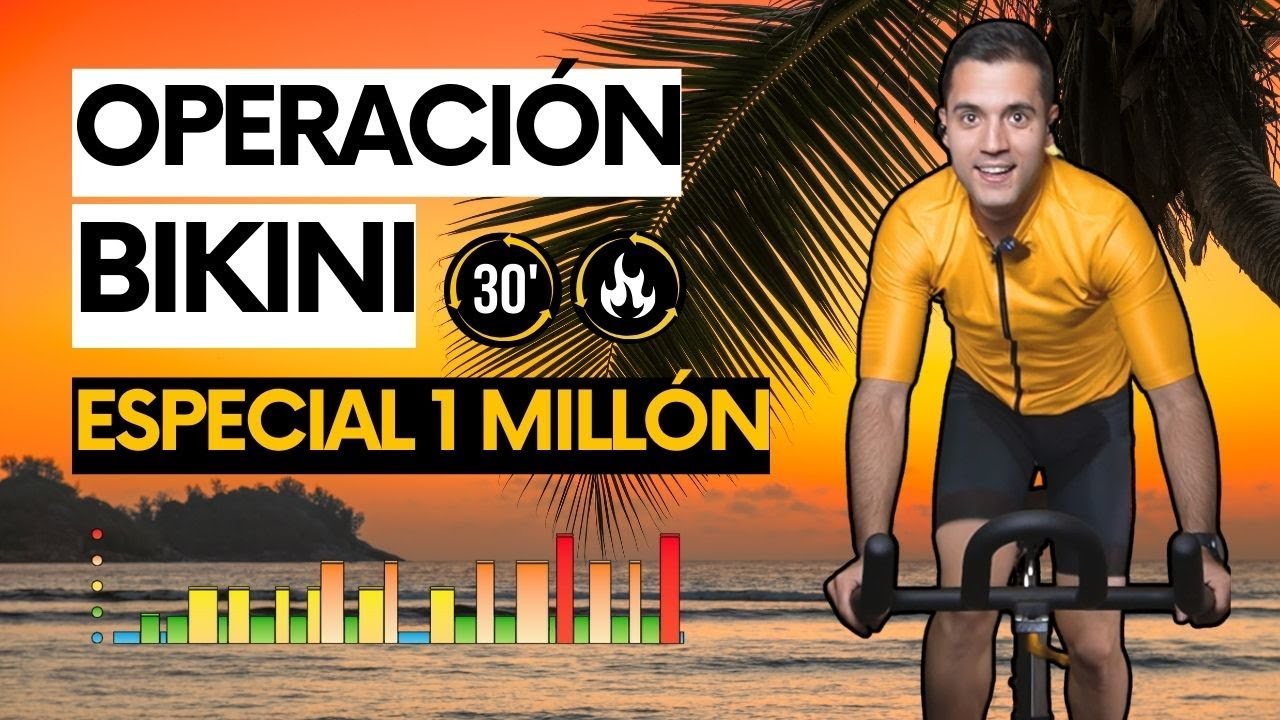 Clase de spinning OPERACIÓN BIKINI | Clase de SPINNING para principiantes especial 1M.