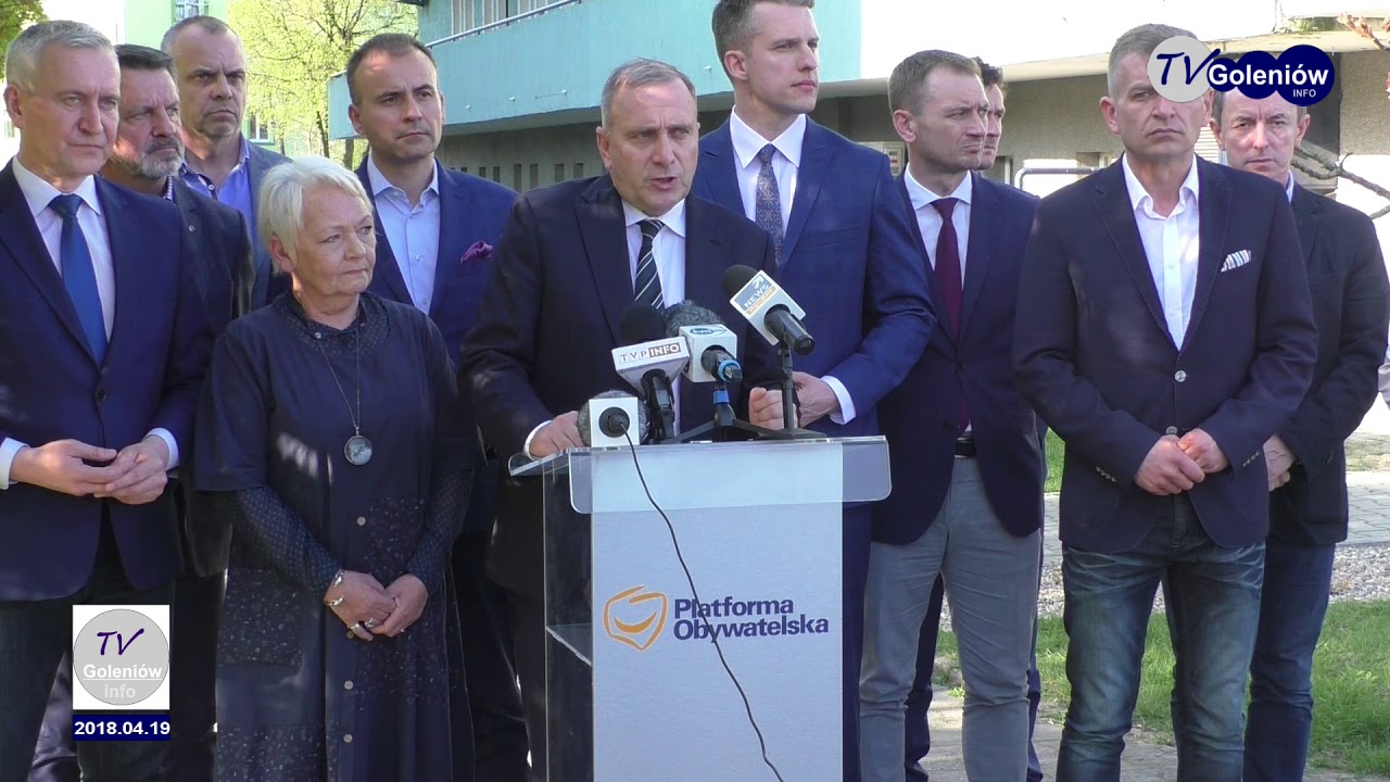 Grzegorz Schetyna w Goleniowie 19.04.2018r. - Cała Konferencja