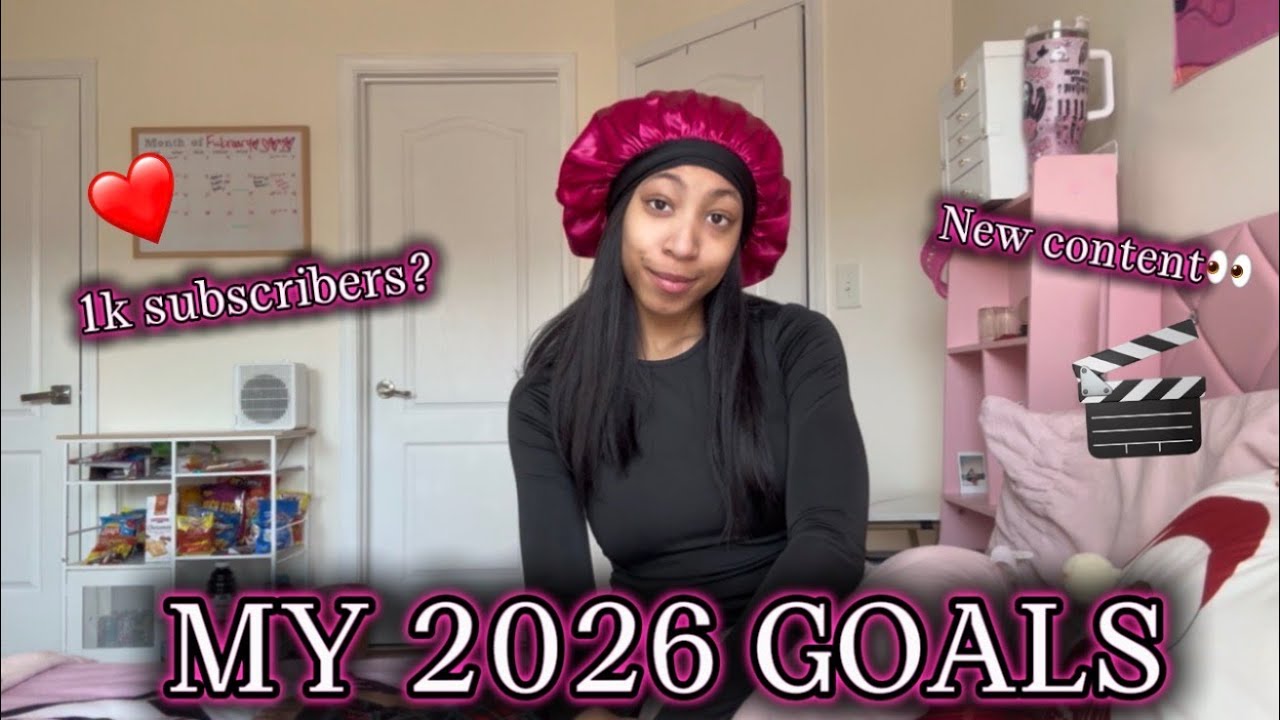 MY 2026 GOALS✨✍🏽