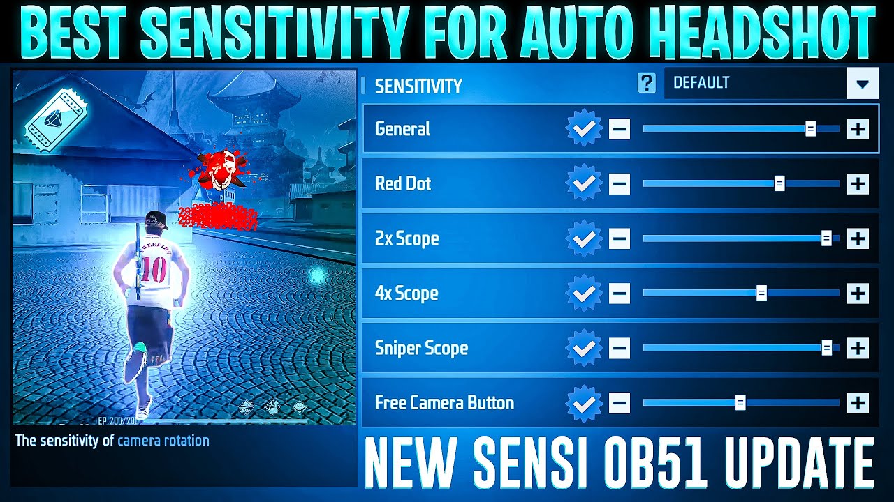 BEST SENSITIVITY For 99% Headshot Rate ☠️🔥2GB, 4GB, 6GB, 8GB Ram All Devices || Free Fire Max