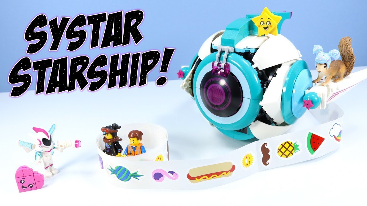 The LEGO Movie 2 Sweet Mayhem's Systar Starship! Set Build Review 70830