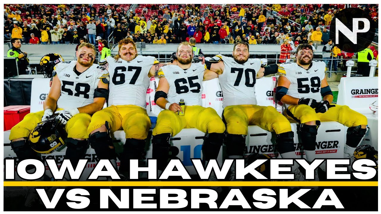 Iowa vs Nebraska | Iowa Hawkeyes Offensive Line NFL Draft Film