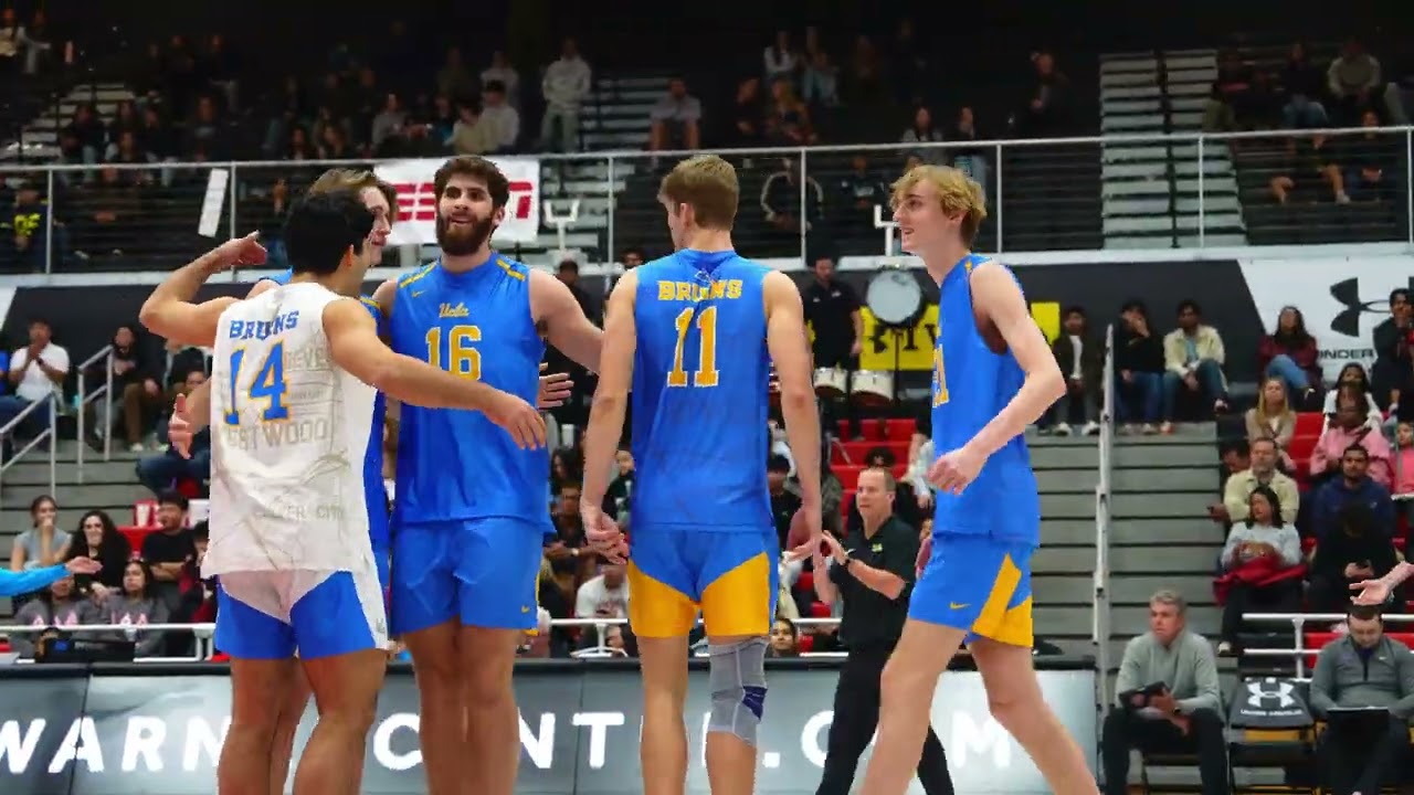 [4K60]UCLA vs CSUN Men's Volleyball Highlights