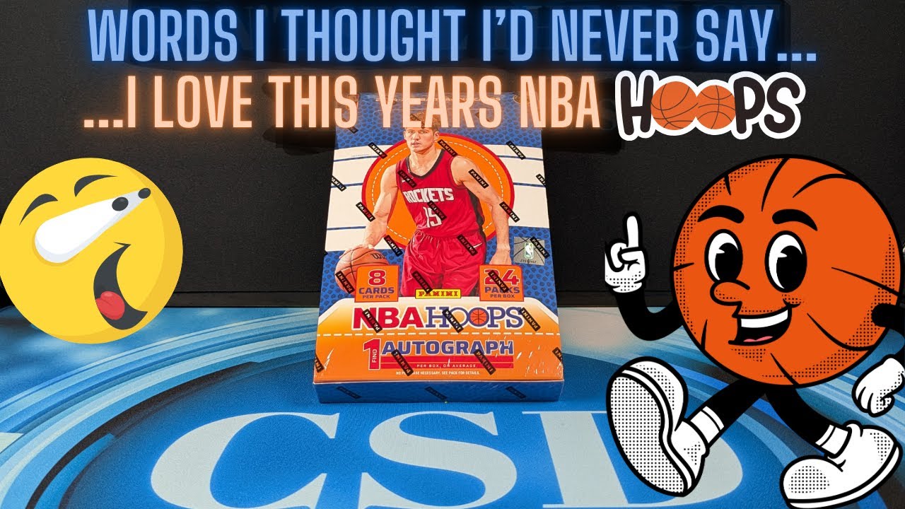 Обзор баскетбольной коробки Panini NBA Hoops 2024-25. Какой классный подарок!