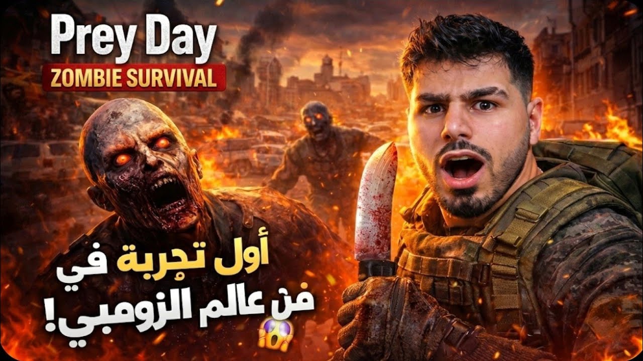 Prey Day: Zombie Survival | أول دخول للعبة الرعب والبقاء… هل أقدر أعيش؟! 🧟‍♂️🔥