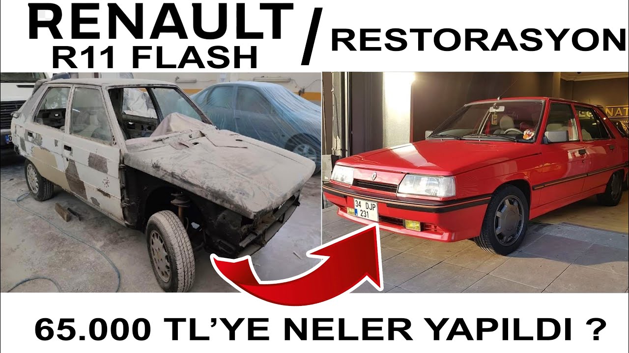 Renault  11 Flash Restorasyonu Bitti! | 65.000 TL Bu Arabaya Harcanır mı?