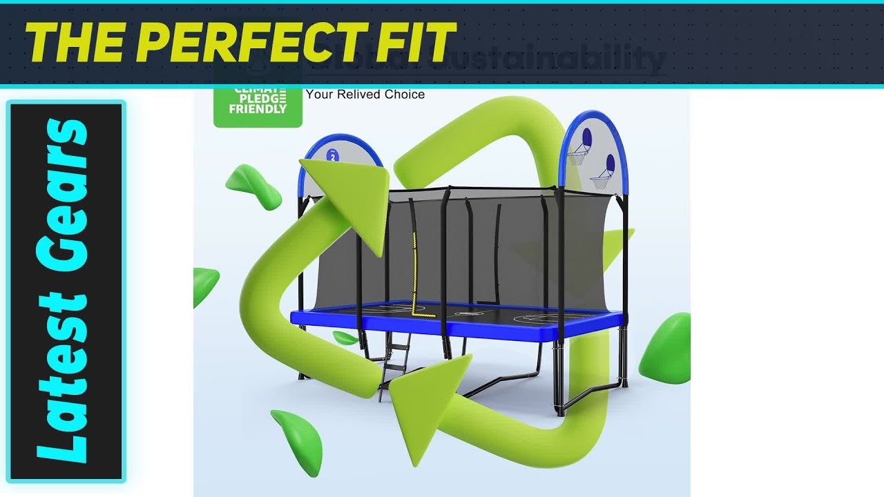 Zupapa Rectangle Trampoline: The Ultimate Backyard Gymnastics Powerhouse!