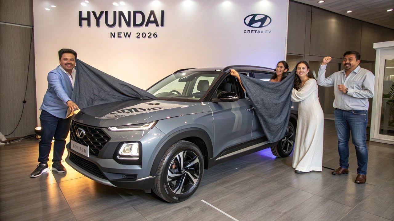 Hyundai Creta EV 2026 года наконец-то вышел!!! Запас хода 600 км и футуристические функции | Элек...