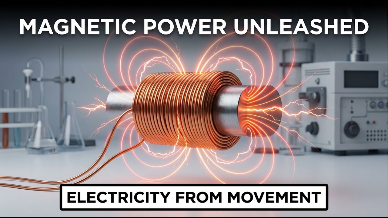 Electromagnetic Induction Explained | Faraday’s Law, Generators & Real-Life Applications