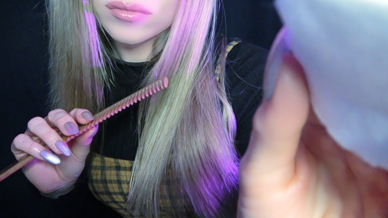 ASMR When you Feel Sad It´s ok, Whispering, Personal Attention, Hair Brushing, Face Treatment, Sleep