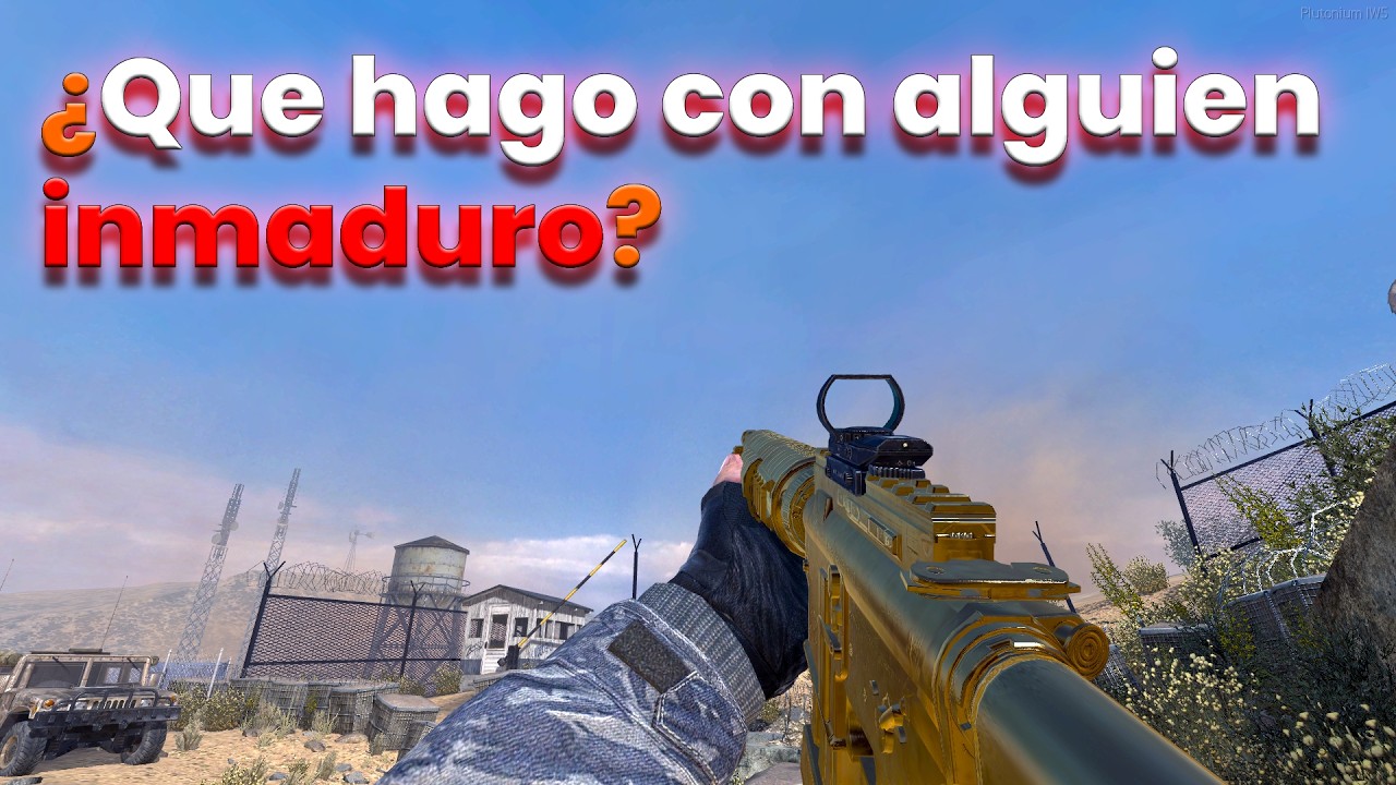 ¿Como trato con alguien inmaduro? (emocionalmente)