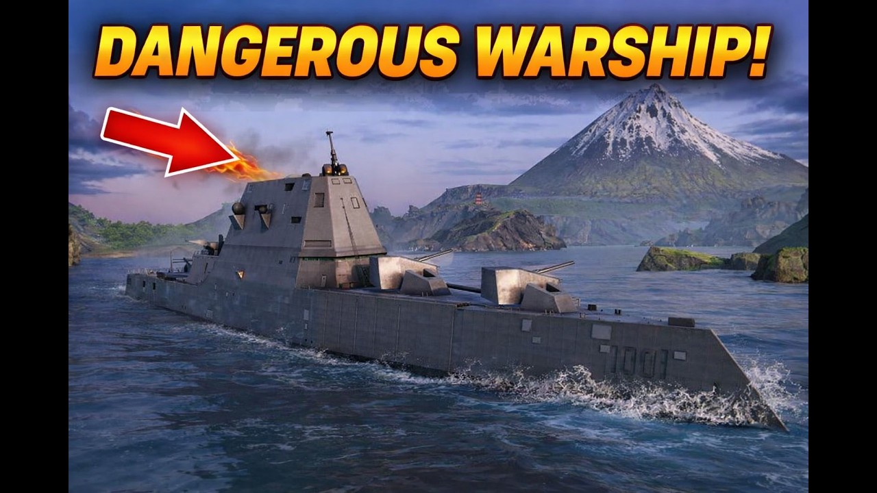 USS Zumwalt – The Most Dangerous Stealth Warship? | Modern Warships Gameplay 🚢🔥