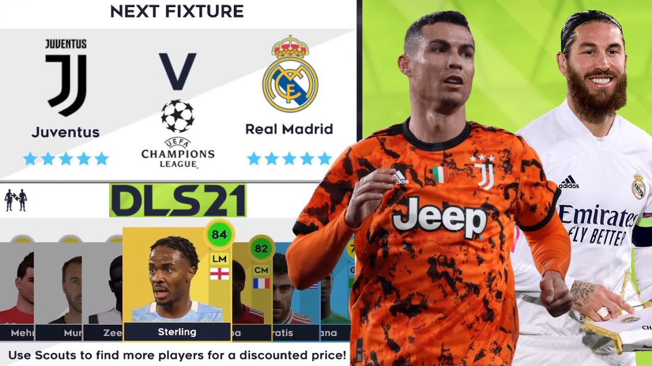 DLS 21 | Juventus vs Real Madrid | Dream League Soccer 2021 Gameplay