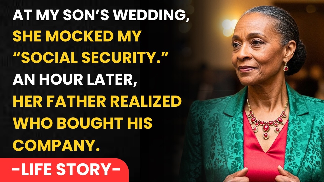 She Mocked My “Social Security” At Her Wedding. Then Her Dad Froze.