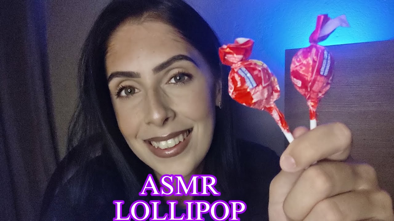 ASMR - Pirulito (Lollipop) e te contando algo 🤭🗣️ #asmr #lollipop #mouthsounds