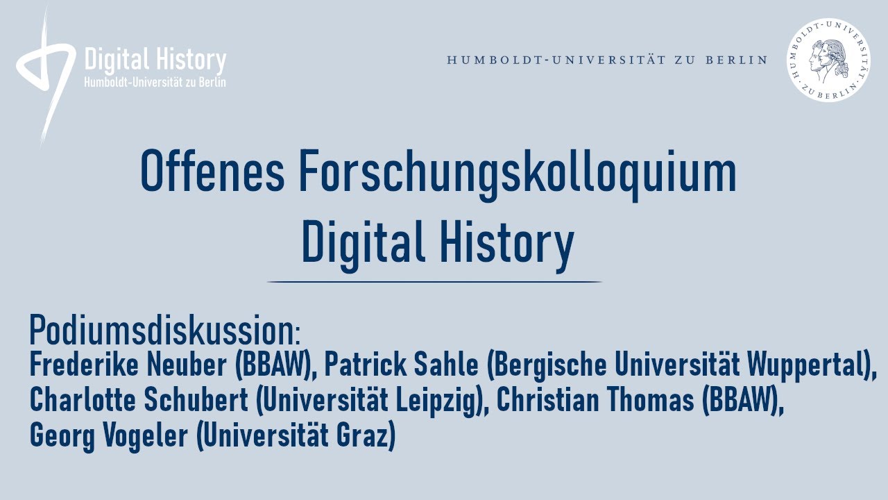 Zu welchem Zwecke...Digitale Editionen in den Geschichtswissenschaften – Eine Standortbestimmung