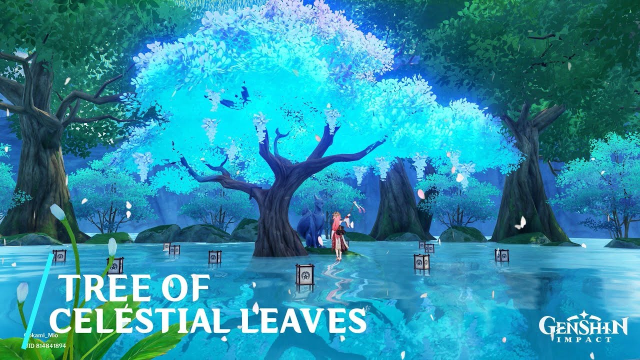 🌱Tree of Celestial Leaves 🌱Genshin Serenitea Pot Design.