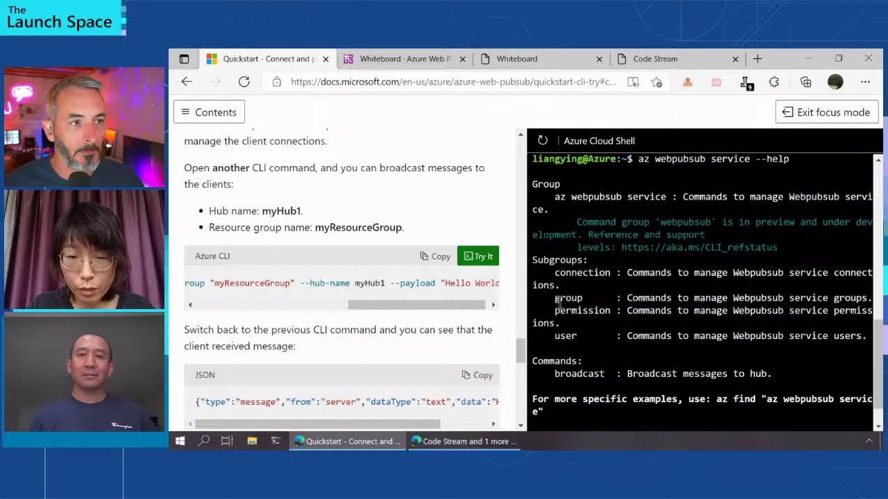 Build WebSocket-based web apps with the Azure Web PubSub Service