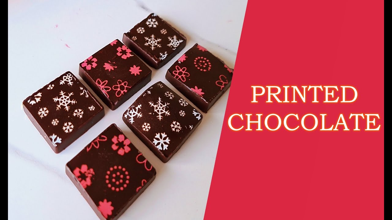 Printed Chocolate | Use of Transfer sheet | RT CHOCOS