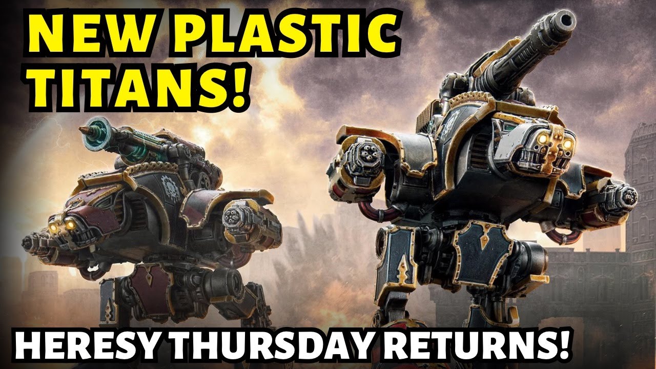 More EPIC NEWS! Plastic Dire Wolf Titans revealed for Legions Imperialis and Adeptus Titanicus