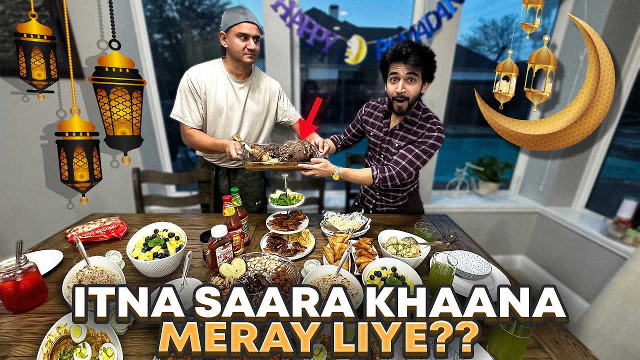 Mamu Nay Iftari Par Poori Feast Ka Intazam Kardiya! 🤤 | Day 3