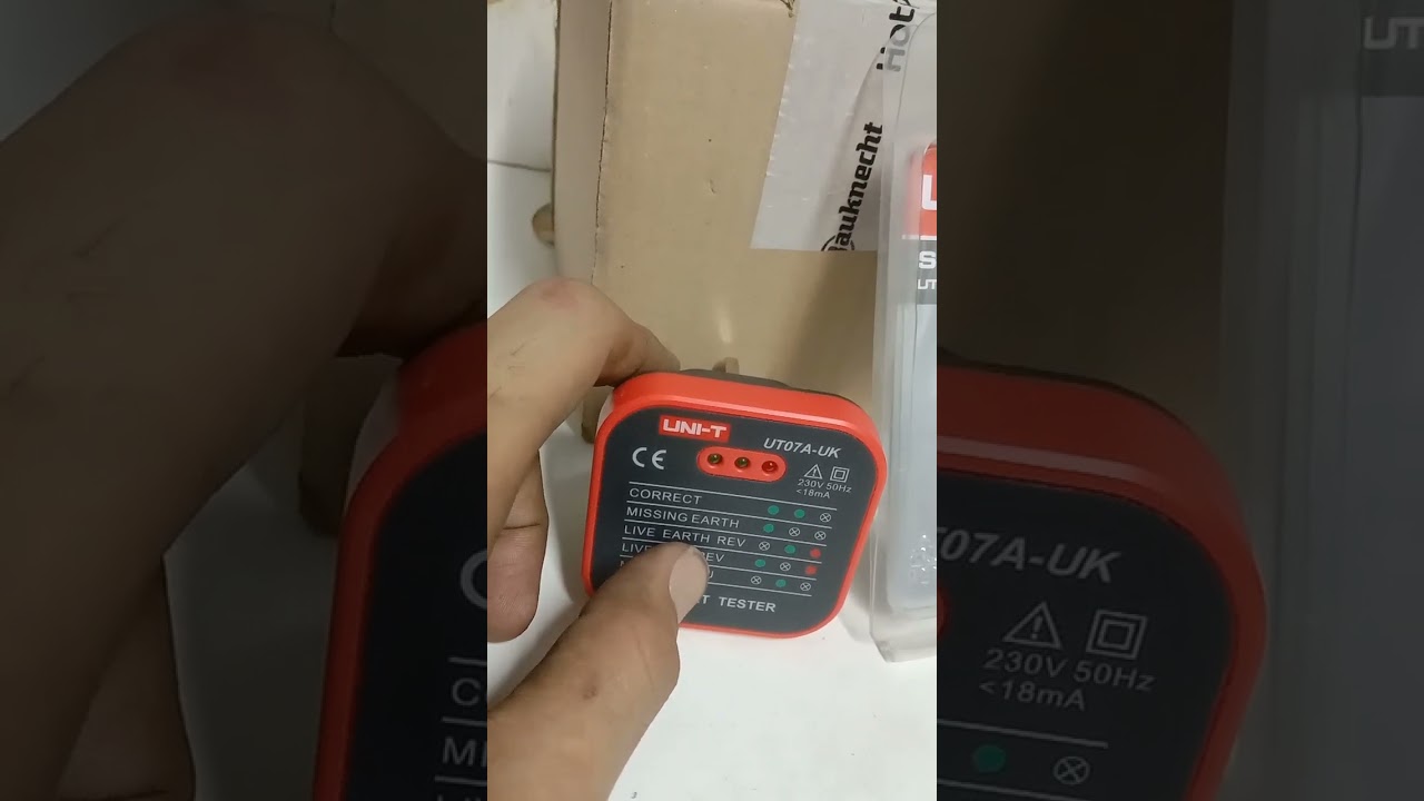 Unboxing UNI-T socket tester #YouTuber