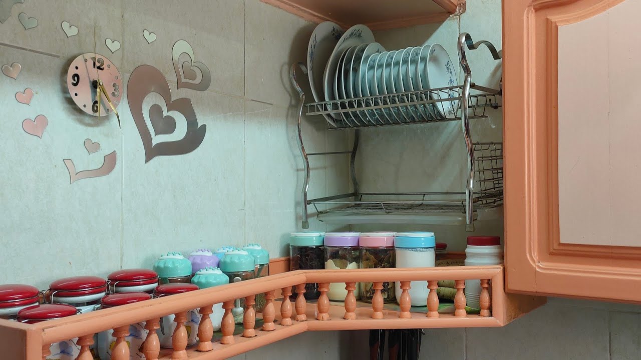 جولة فى مطبخى الصغير 😍 واستغلال المساحات الصغيرة بأفكار إبداعية