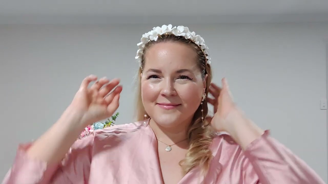 The most beautiful Luxury Bridal Headpiece to shine line a Diamond