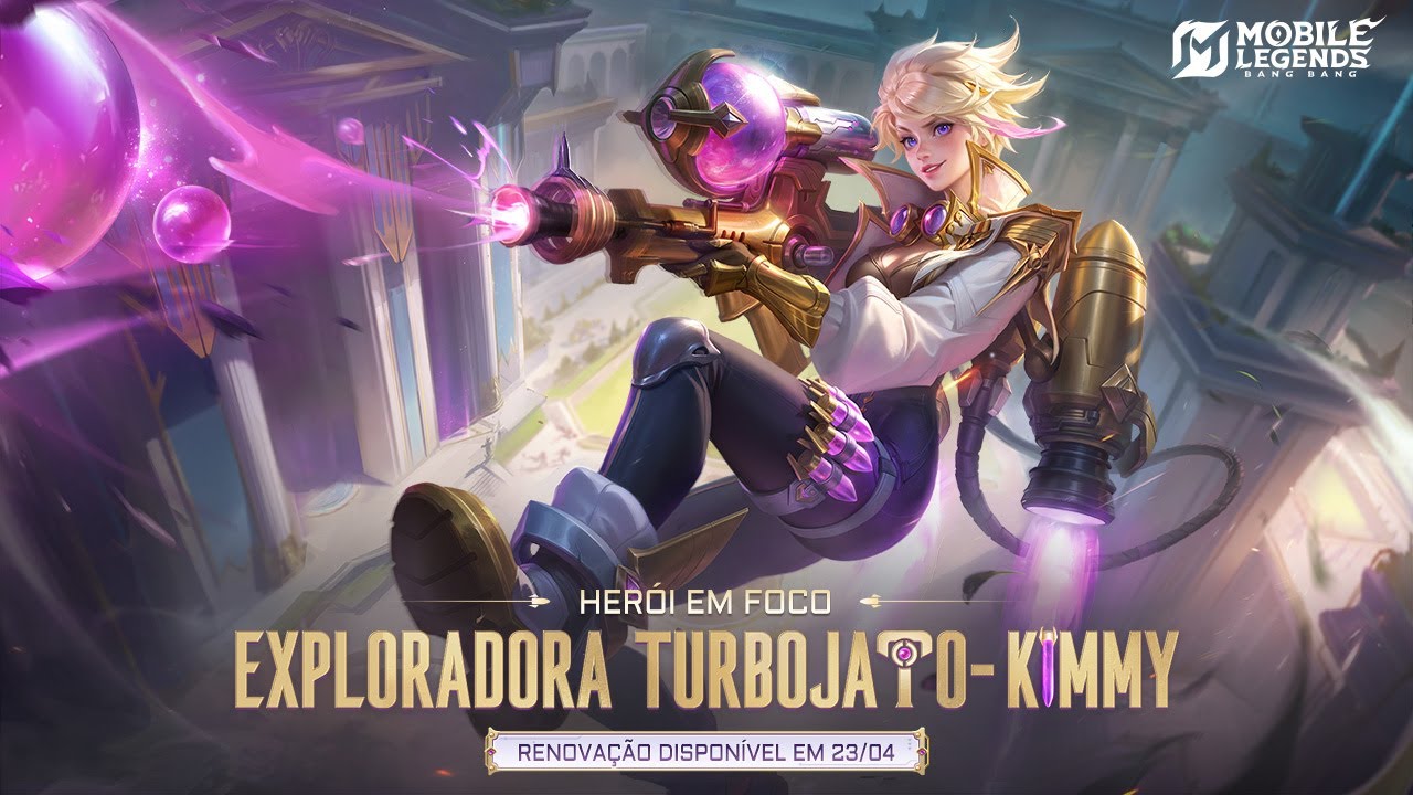 Herói em Foco | Kimmy | Exploradora Turbojato | Mobile Legends: Bang Bang