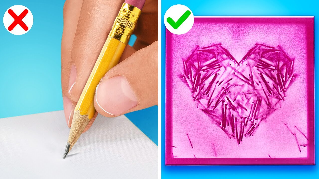 ULEPSZ SWOJE UMIEJĘTNOŚCI ARTYSTYCZNE 📦 Szkolne Triki Artystyczne i Gadżety według 123 GO