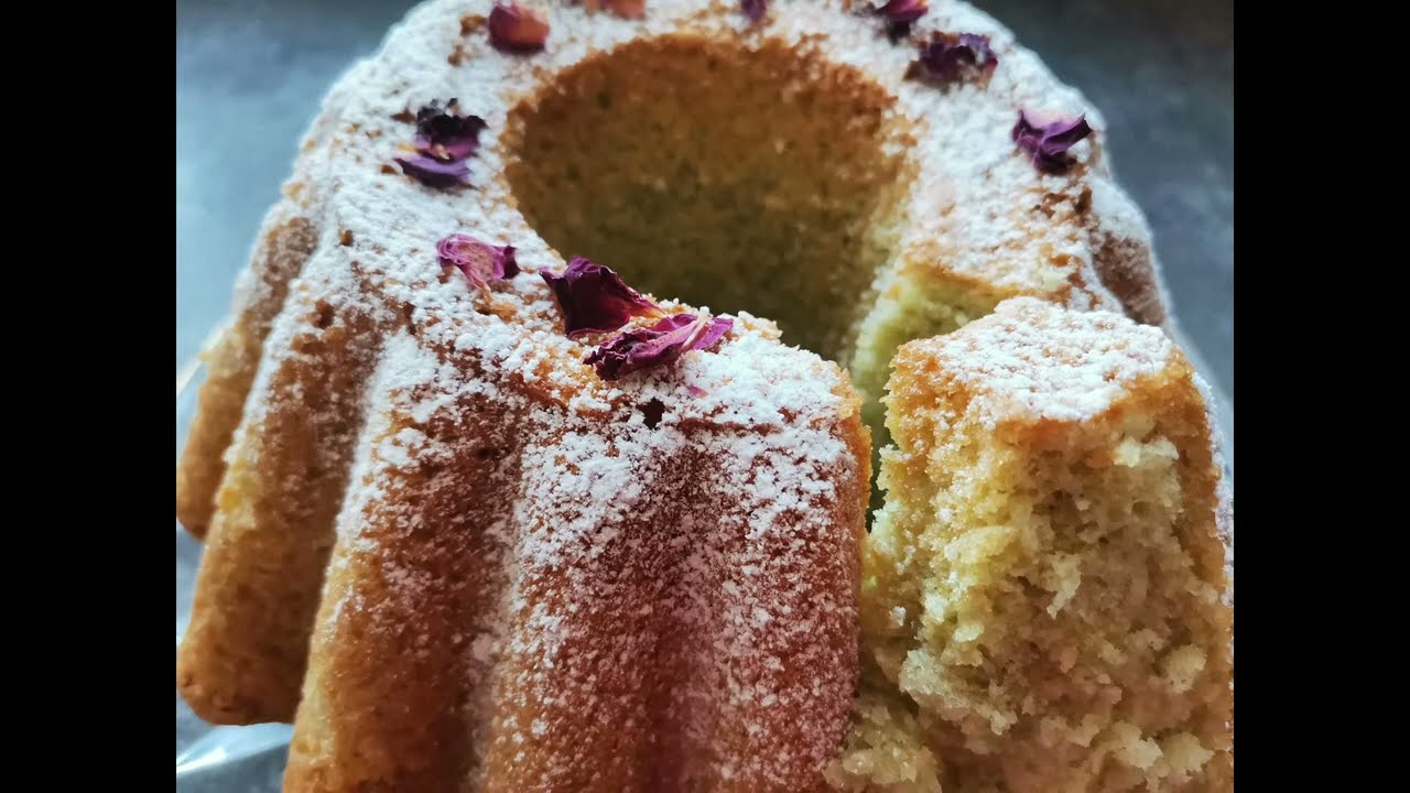 Babka z kisielem - o smaku poziomek - pyszna pulchna babka z produktów które mamy w domu