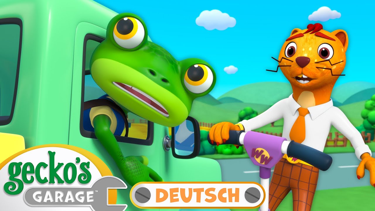 Die Waschanlage läuft weg | 30-minütige Zusammenstellung｜Geckos Garage Deutsch｜LKW für Kinder 🦎🛠️