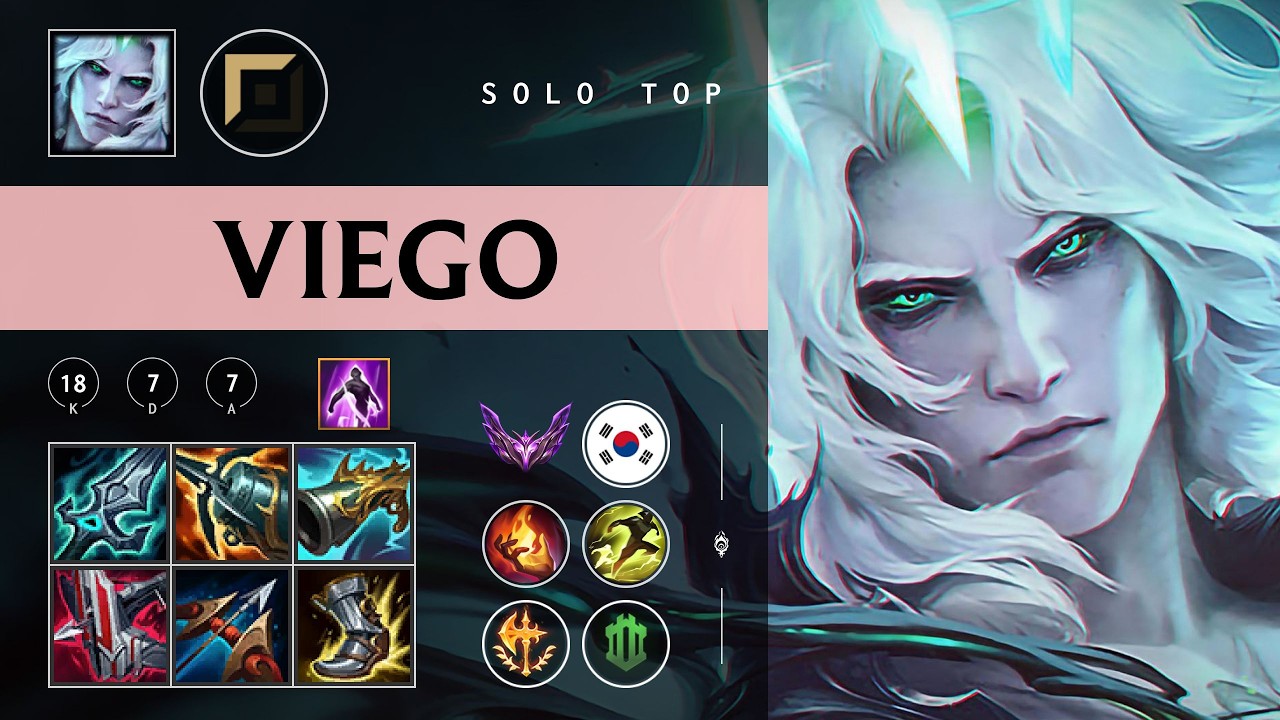 Viego Top vs Yorick - KR Master Patch 26.04