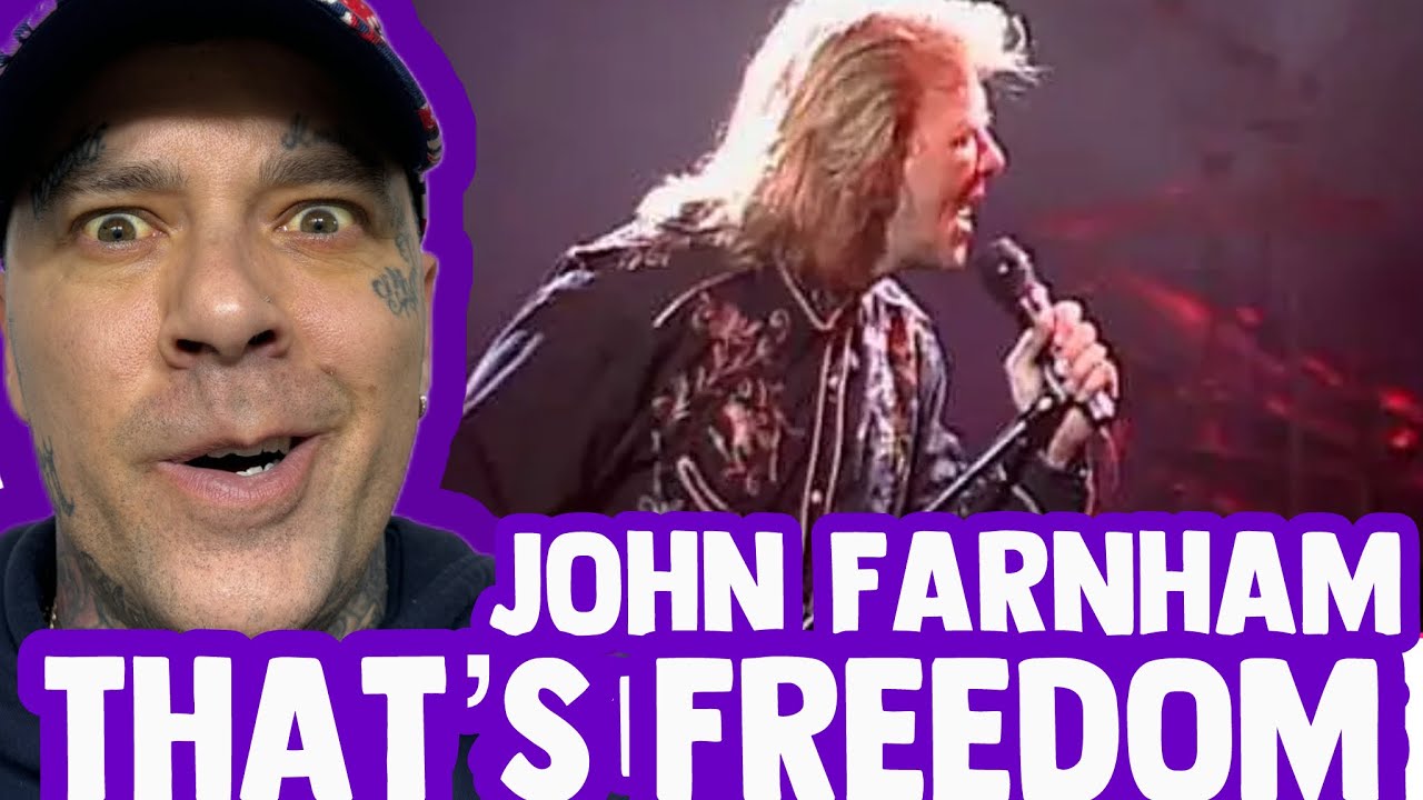 Rapper FIRST TIME REACTION to John Farnham - “That’s Freedom” (LIVE)