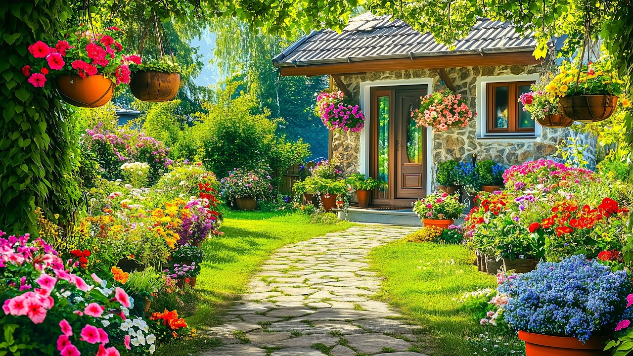 The World’s Most Beautiful Garden 🌸 Relaxing Calming Music with Stunning Flowers & Plants